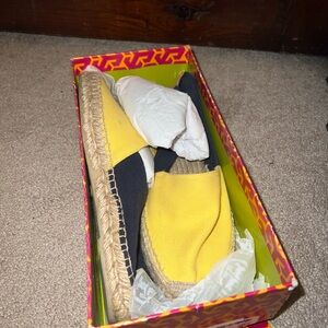 Tory Burch Navy and Yellow